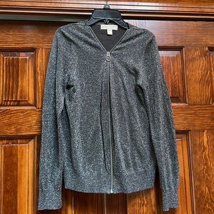 Stylish Michael Kors, zipper down lightweight sweater